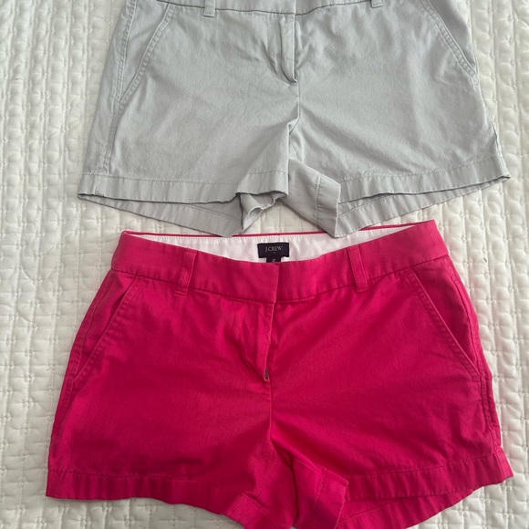 J. Crew Pants - J. Crew Gray and Pink Women's Shorts